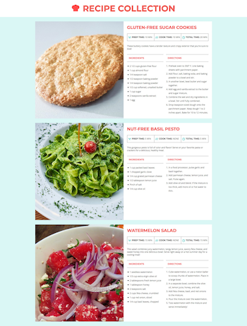 Recipe Cards